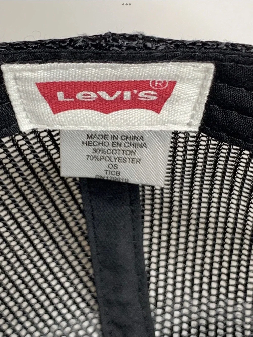 Levi’s Logo Camo Camouflage Snapback Trucker Hat NWT Hipster